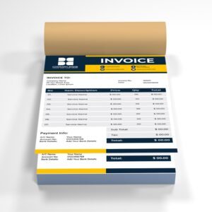 A5 size bill book (50 sheets bill book)Multi color