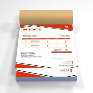 A6 size bill book (50 sheets bill book) Multi color